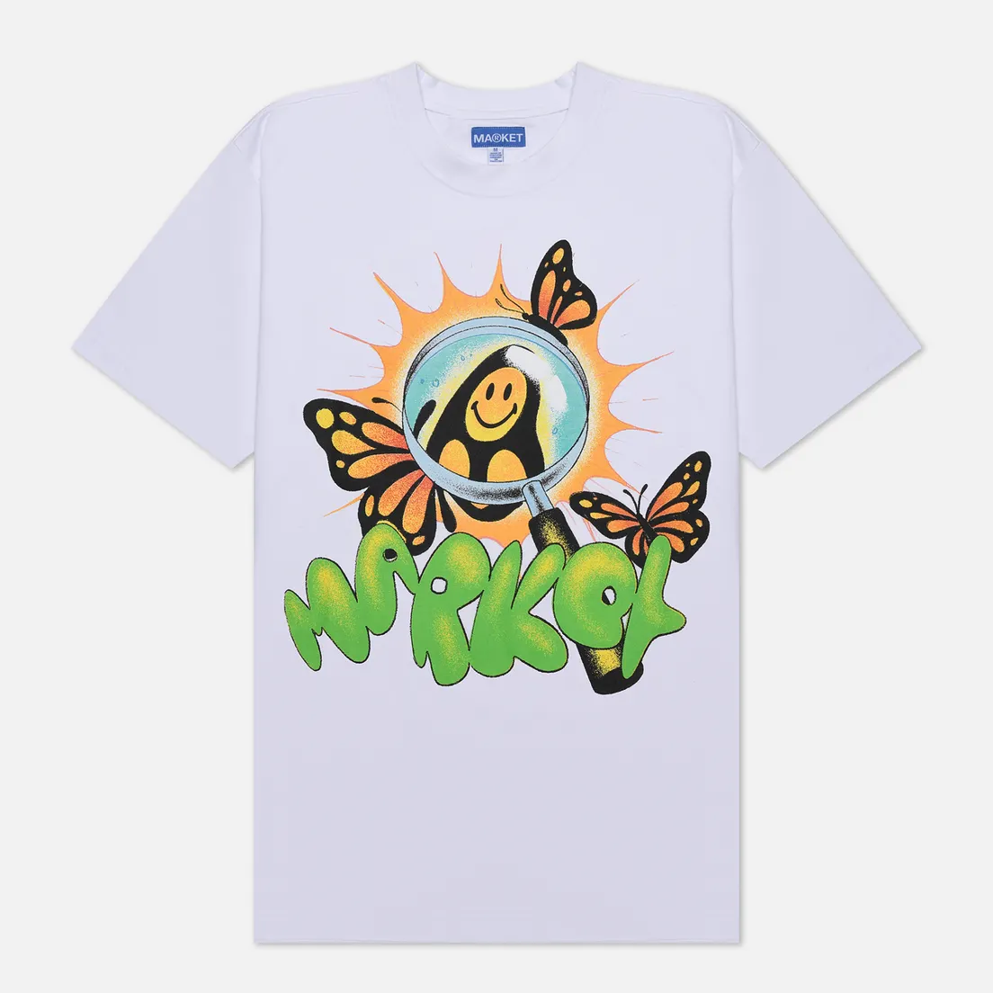 MARKET Мужская футболка Smiley Through The Looking Glass