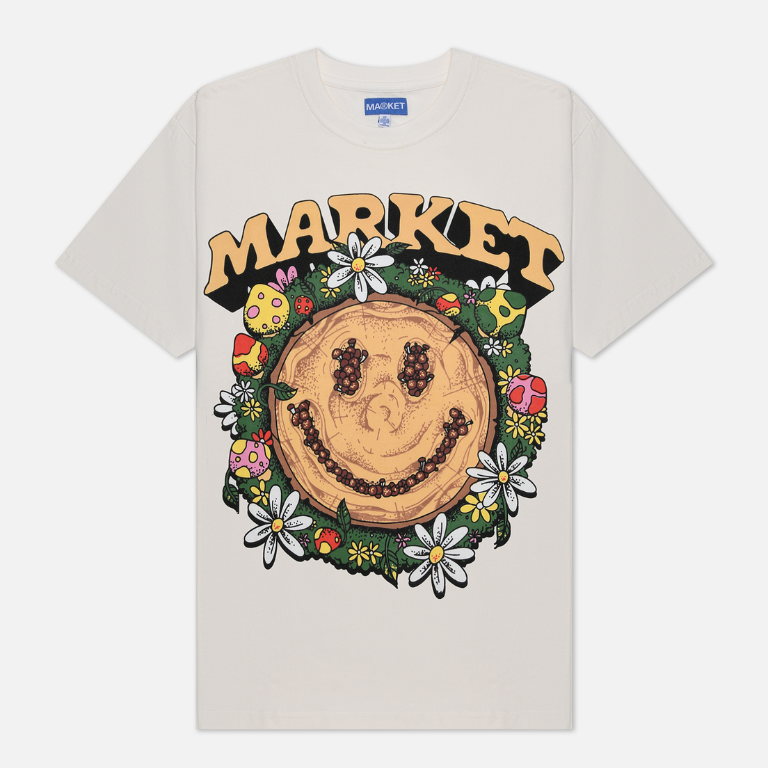 MARKET Мужская футболка Smiley Decomposition