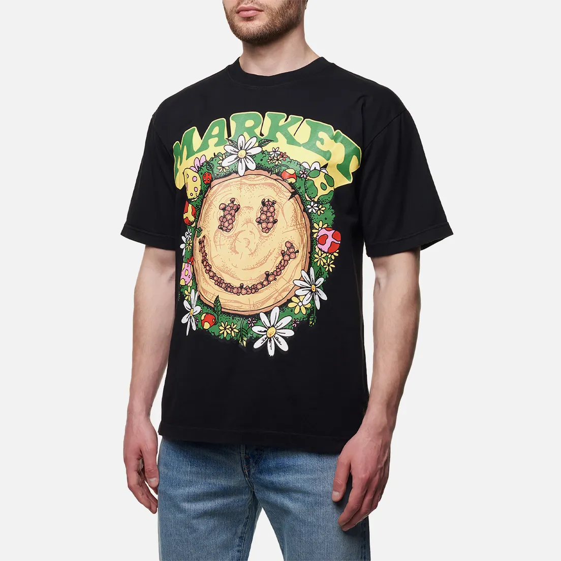 MARKET Мужская футболка Smiley Decomposition