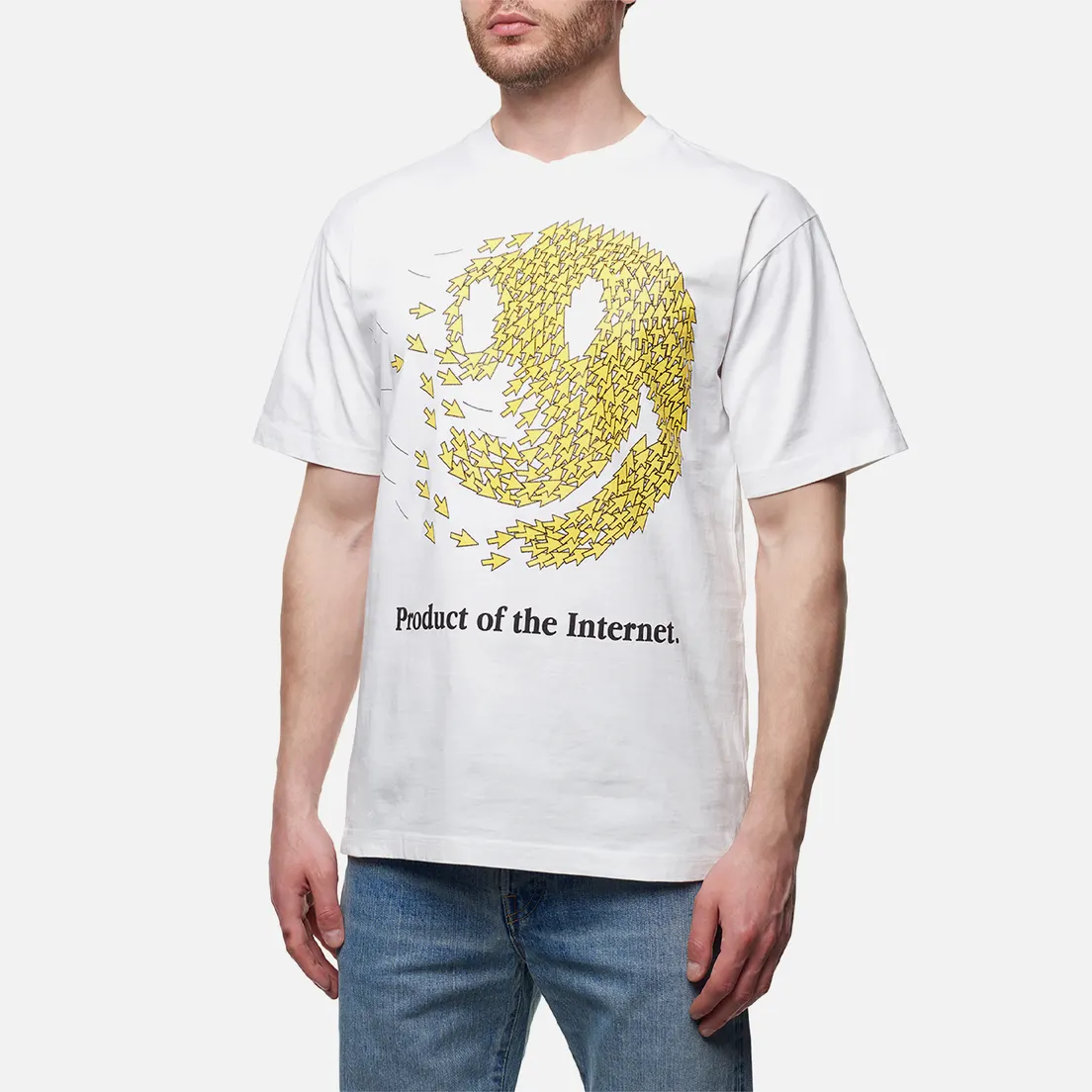 MARKET Мужская футболка Smiley Product Of The Internet