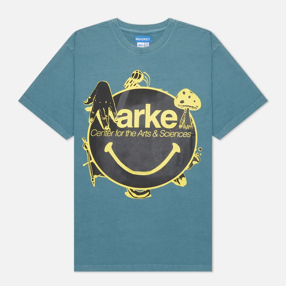 MARKET Мужская футболка Smiley Arts & Sciences