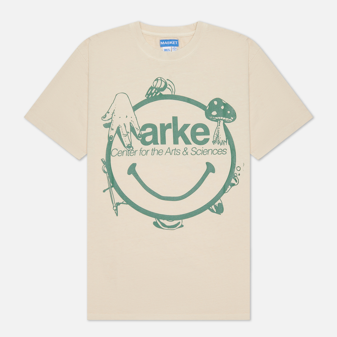 MARKET Мужская футболка Smiley Arts & Sciences