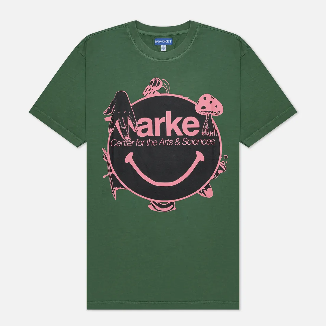 MARKET Мужская футболка Smiley Arts & Sciences