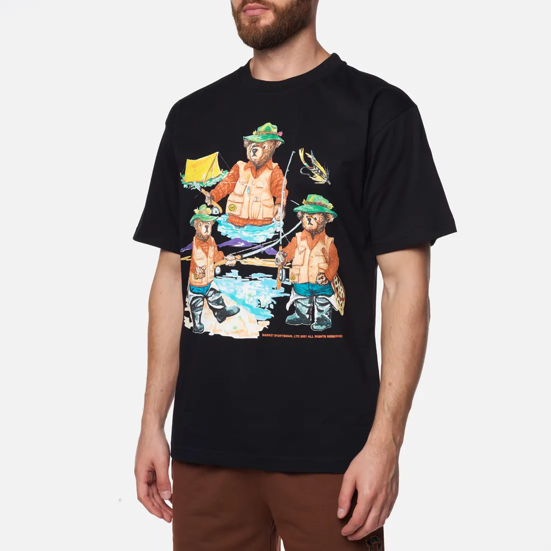 MARKET Мужская футболка Sportsman Bear