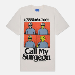 MARKET Мужская футболка Smiley Call My Surgeon