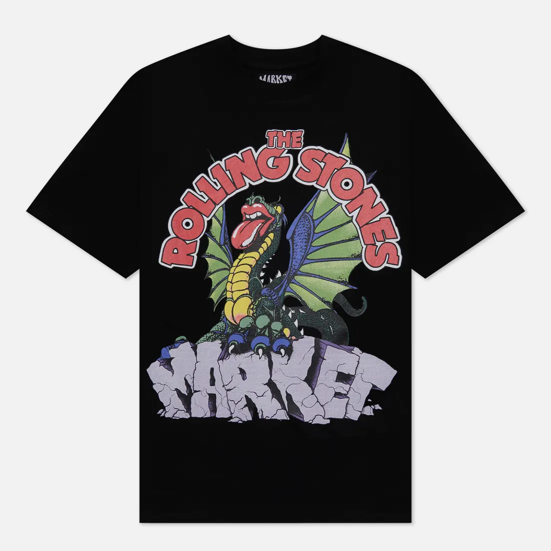 MARKET Мужская футболка x Rolling Stones Dragon