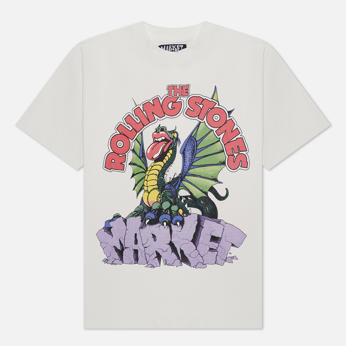 MARKET Мужская футболка x Rolling Stones Dragon