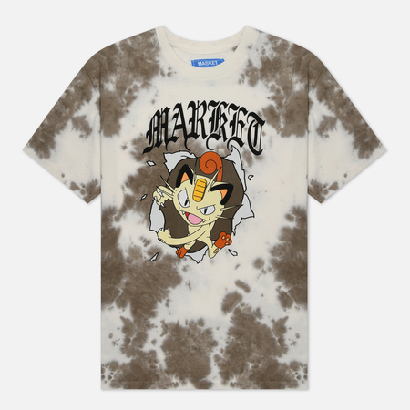 Мужская футболка MARKET x Pokemon Meowth цвет серый размер XL 4150₽