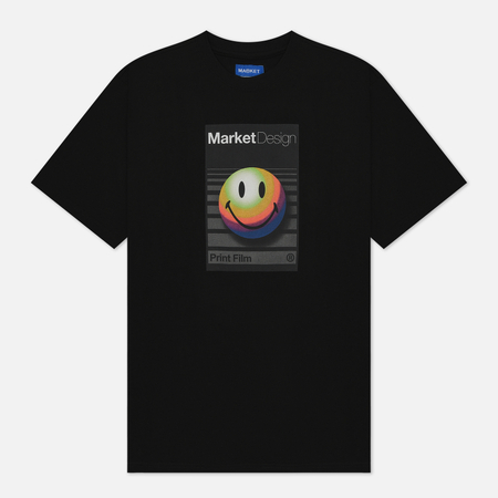 Мужская футболка MARKET Smiley Analogue цвет чёрный размер S 3250₽