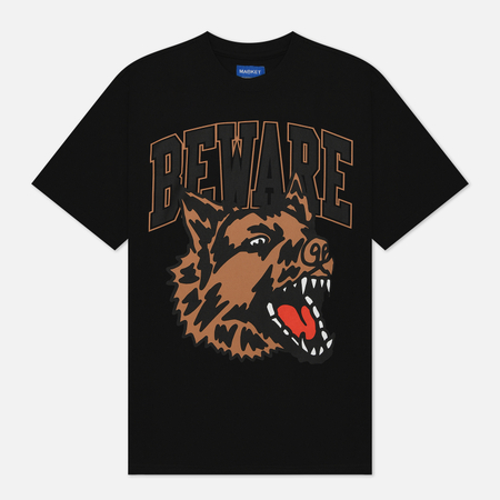Мужская футболка MARKET Classic Beware цвет чёрный размер XXL 2950₽