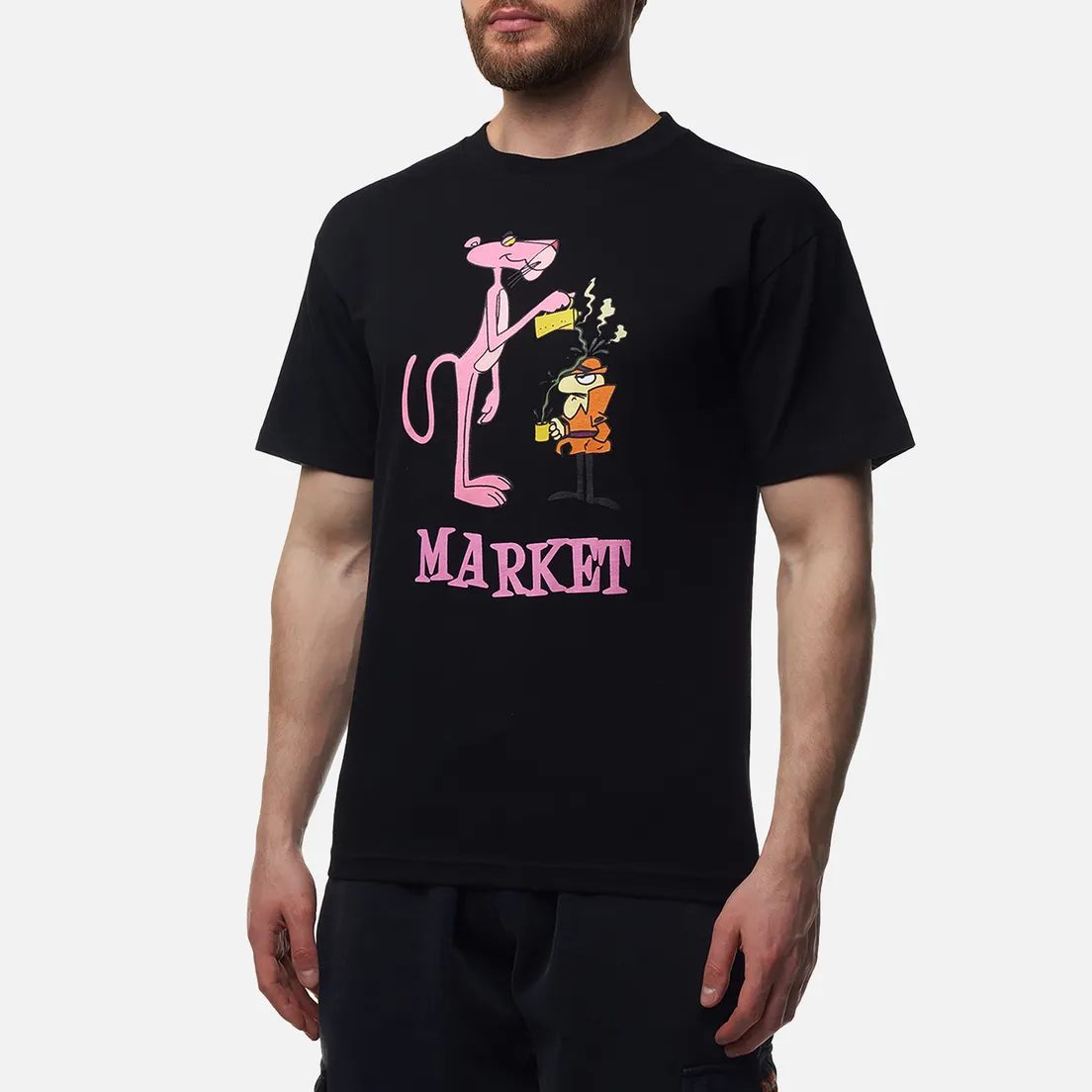 MARKET Мужская футболка x Pink Panther Pourover