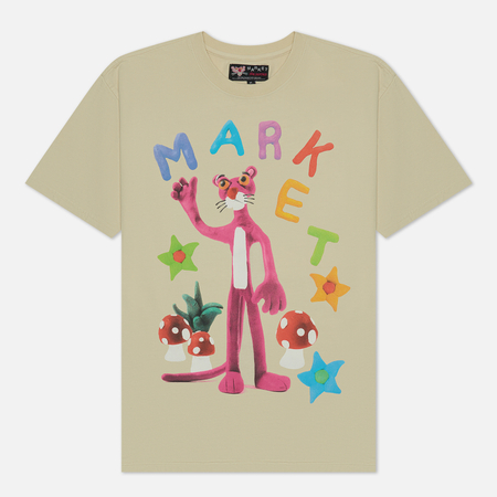 Мужская футболка MARKET x Pink Panther Nostalgia цвет бежевый размер XXL 5250₽