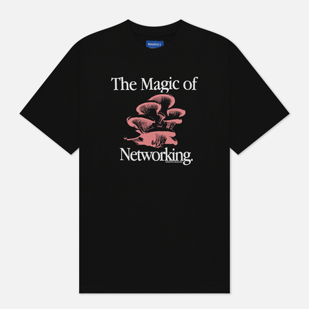 Мужская футболка MARKET Social Network цвет чёрный размер XXL 4130₽