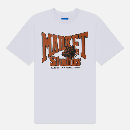 Мужская футболка MARKET Bulldogs Printed Graphic цвет белый размер XXL 3250₽
