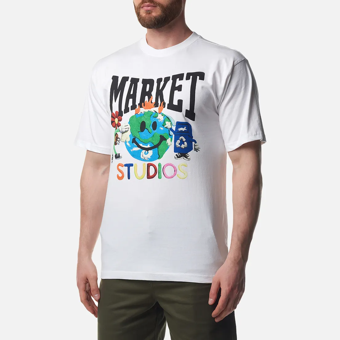 MARKET Мужская футболка Smiley Studios