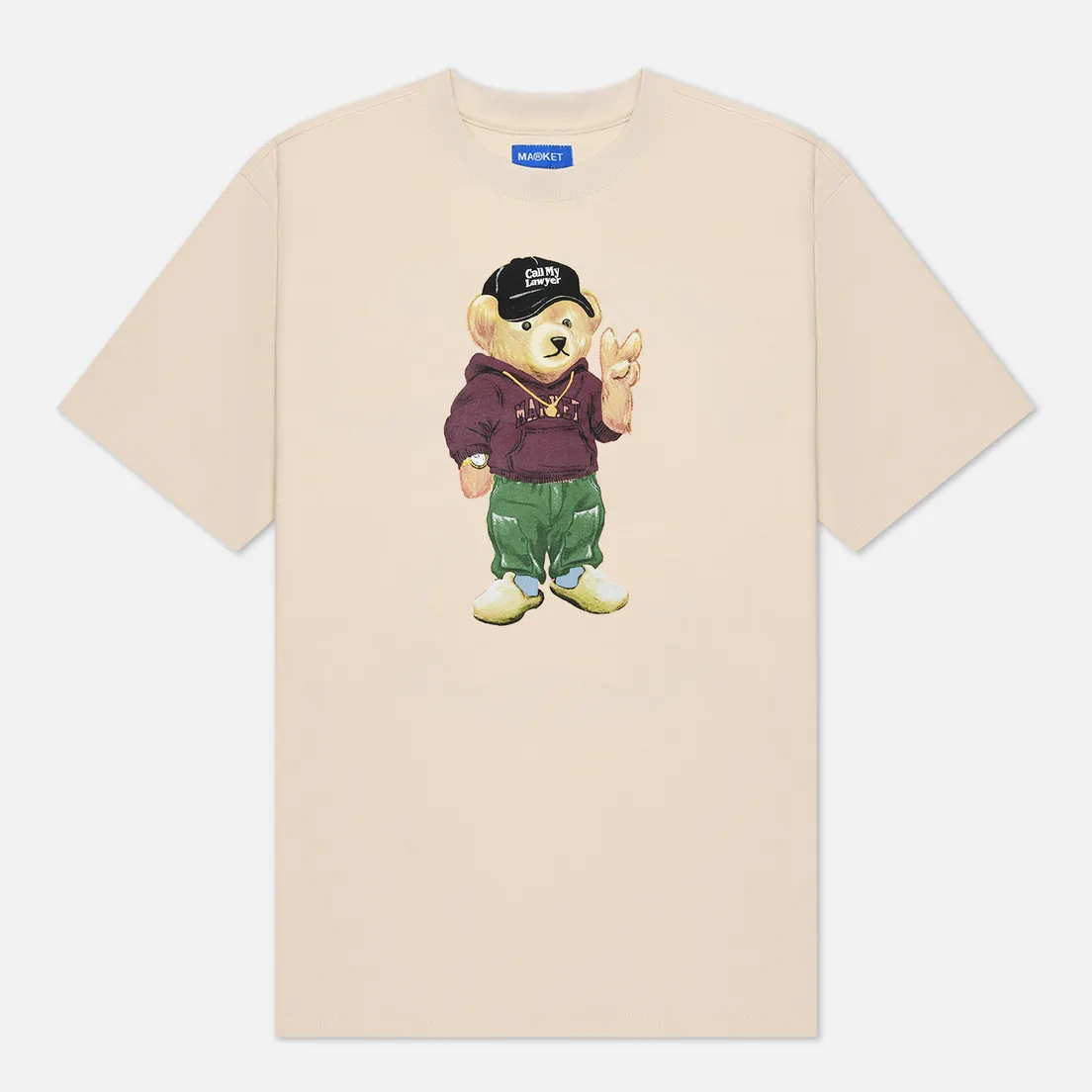 MARKET Мужская футболка Peace Bear