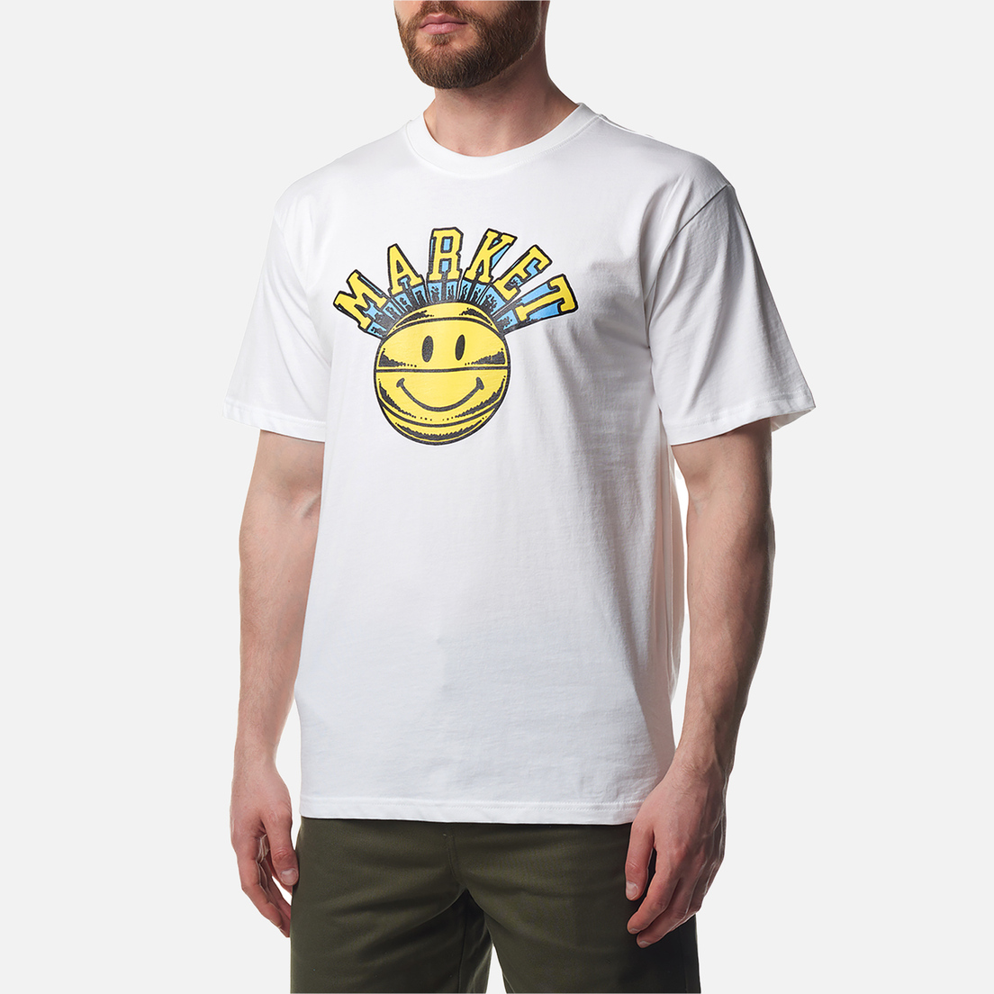 MARKET Мужская футболка Market Smiley Hoops