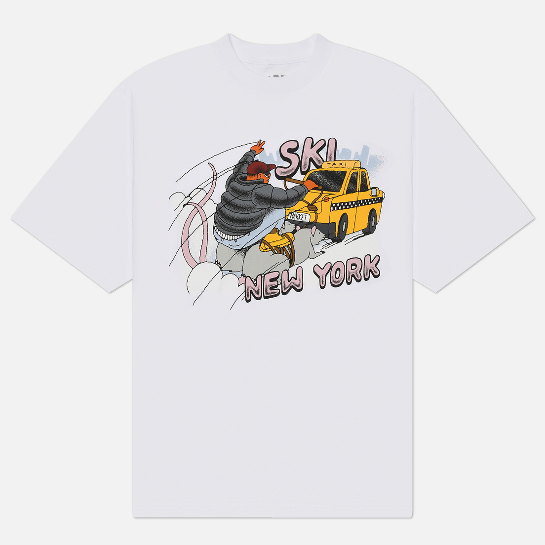 MARKET Мужская футболка Ski NYC