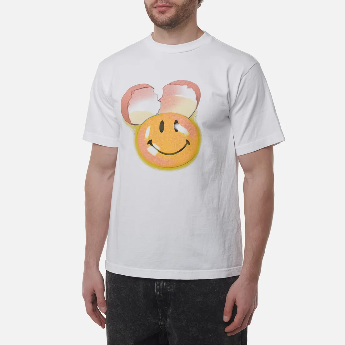 MARKET Мужская футболка Smiley This Is Your Brain