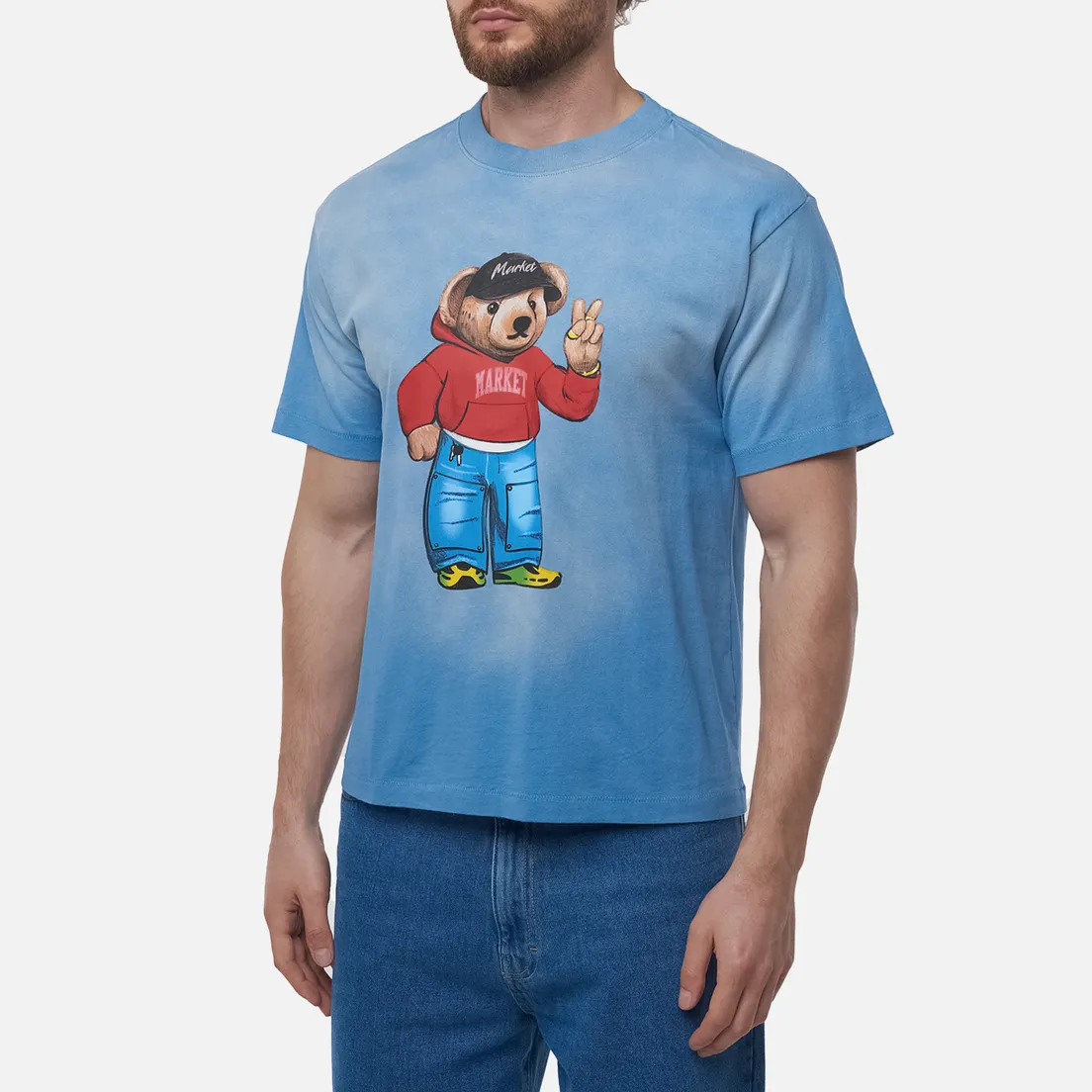 MARKET Мужская футболка Fit Check Bear