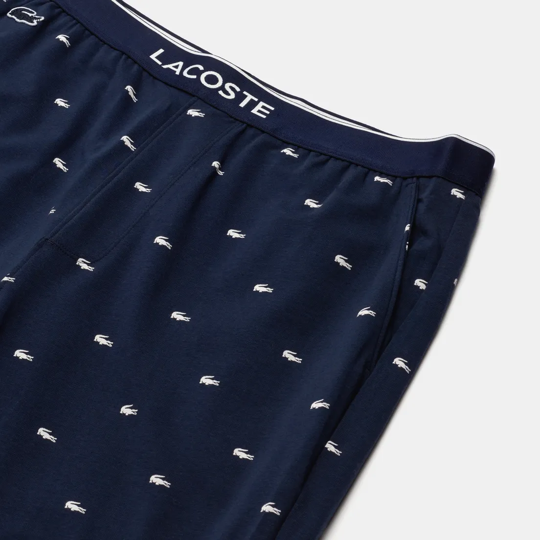 Lacoste Underwear Мужские брюки Crocodile Patterned Stretch Cotton Pyjama