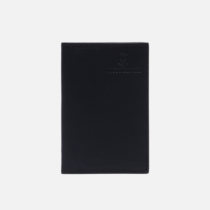 Держатель для карточек Victorinox, цвет чёрный, размер UNI 4.0873.L SwissCard Leather - фото 1