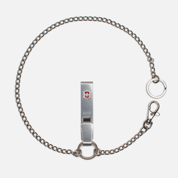 Брелок для ключей Victorinox, цвет серебряный, размер UNI