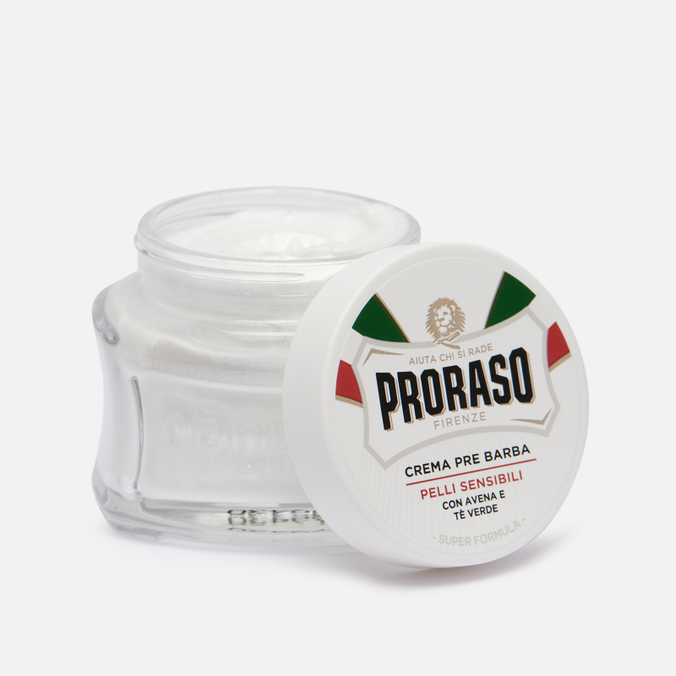 Крем до бритья Proraso, цвет белый, размер UNI 400501 Pre-Shave Sensitive Oatmeal/Green Tea - фото 2