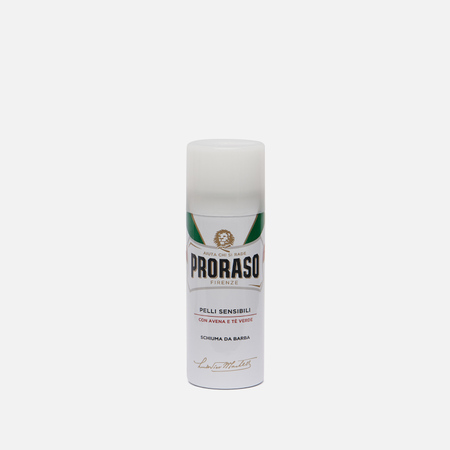 Средства для бритья Пена для бритья Proraso Shaving Sensitive Oatmeal/Green Tea, цвет белый
