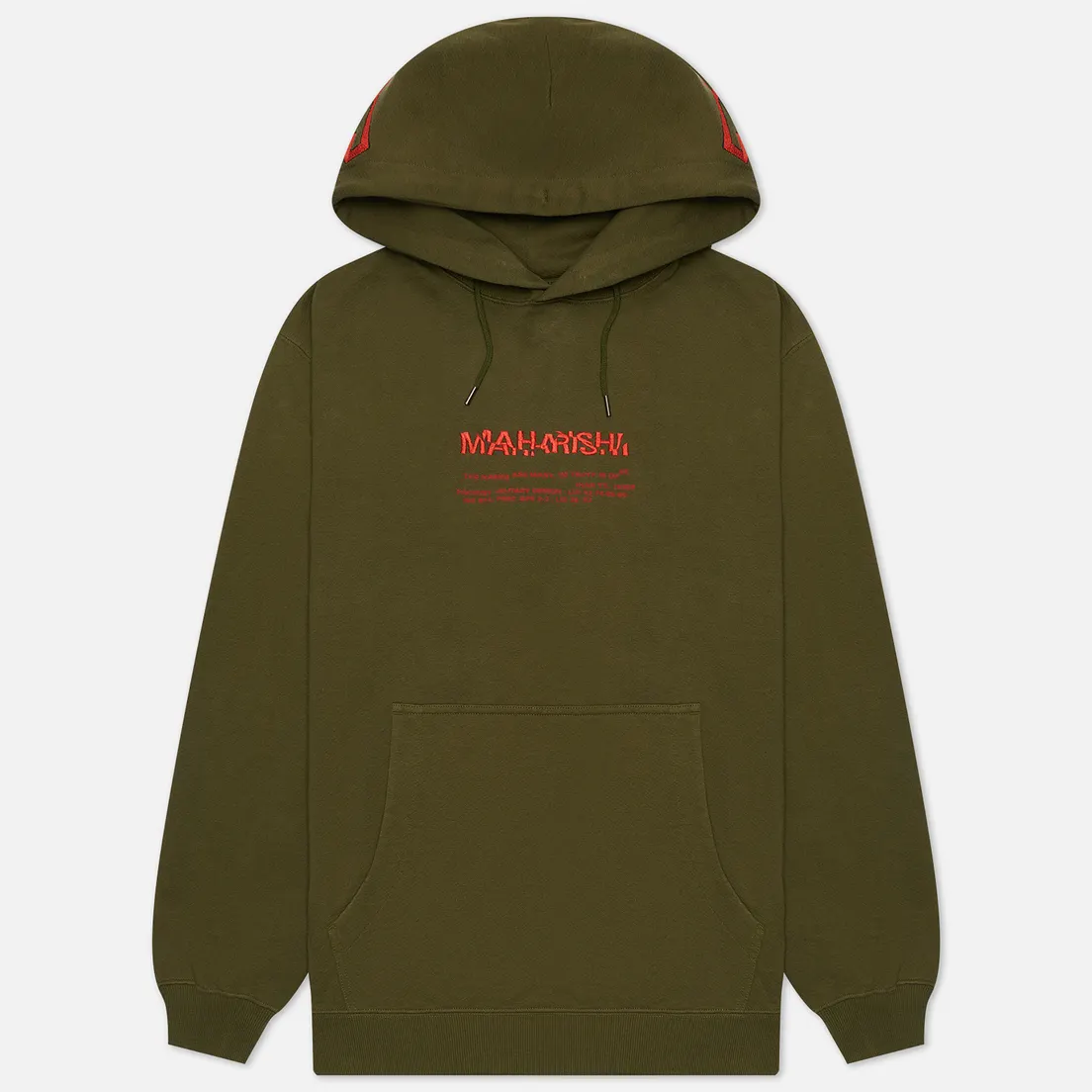 maharishi Мужская толстовка Cubist Dragon Hoodie