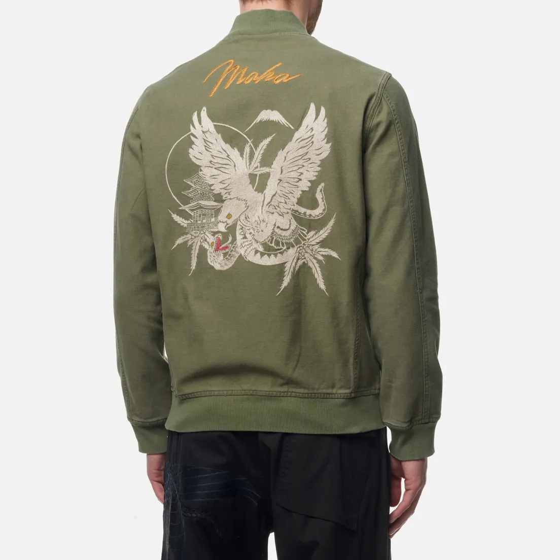 maharishi Мужская куртка бомбер Eagle vs. Snake Flight
