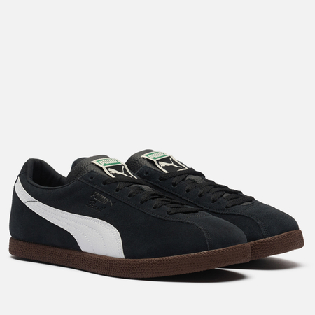 Мужские кроссовки Puma Brasil Leather, цвет чёрный, размер 42.5 EU