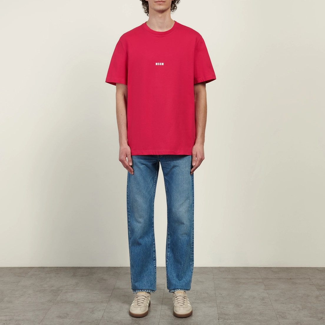 MSGM Мужская футболка MSGM Micrologo