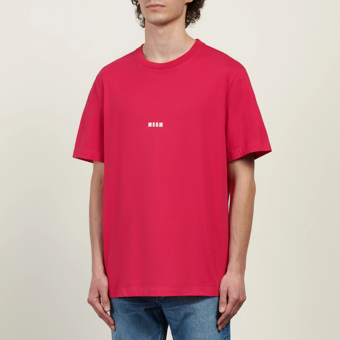 MSGM Мужская футболка MSGM Micrologo