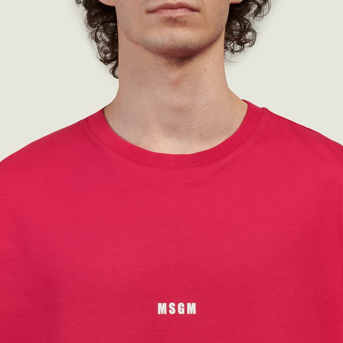 MSGM Мужская футболка MSGM Micrologo