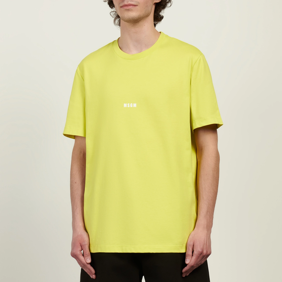 MSGM Мужская футболка MSGM Micrologo