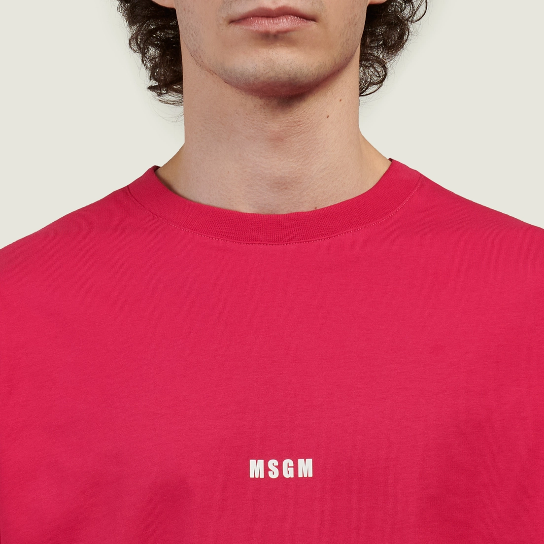 MSGM Мужской лонгслив MSGM Micrologo