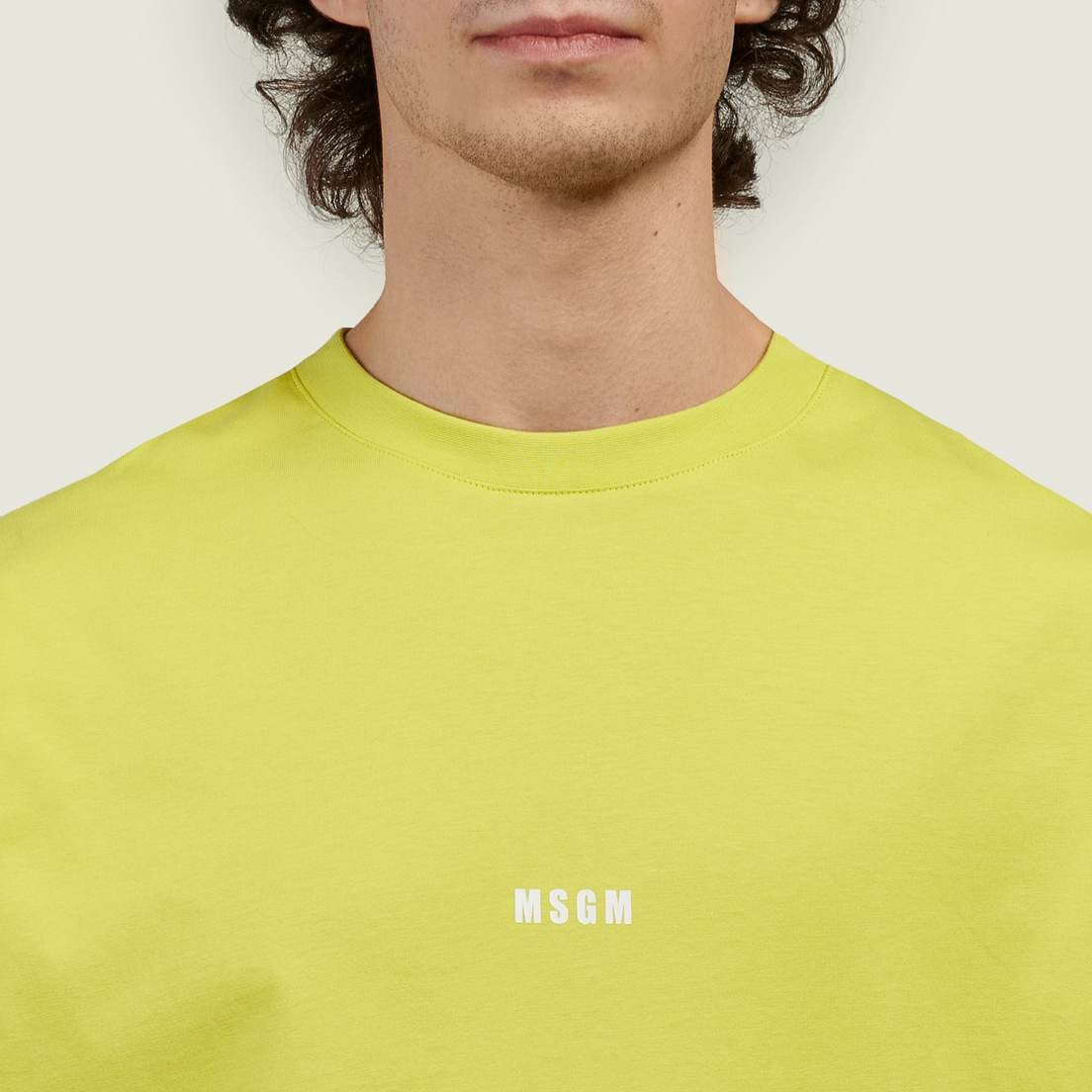 MSGM Мужской лонгслив MSGM Micrologo