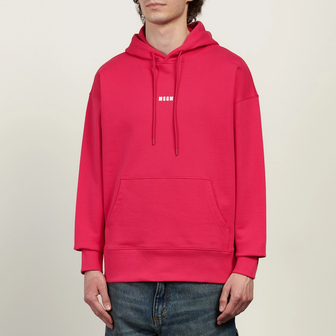 MSGM Мужская толстовка MSGM Micrologo Cotton