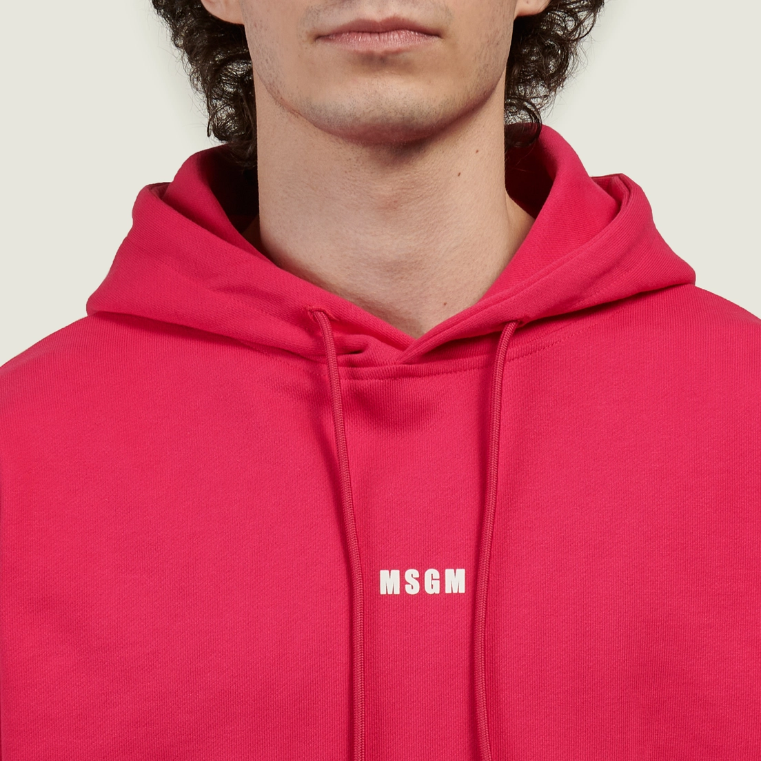 MSGM Мужская толстовка MSGM Micrologo Cotton