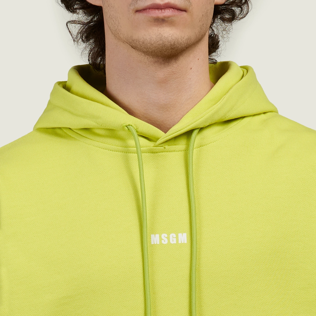 MSGM Мужская толстовка MSGM Micrologo Cotton