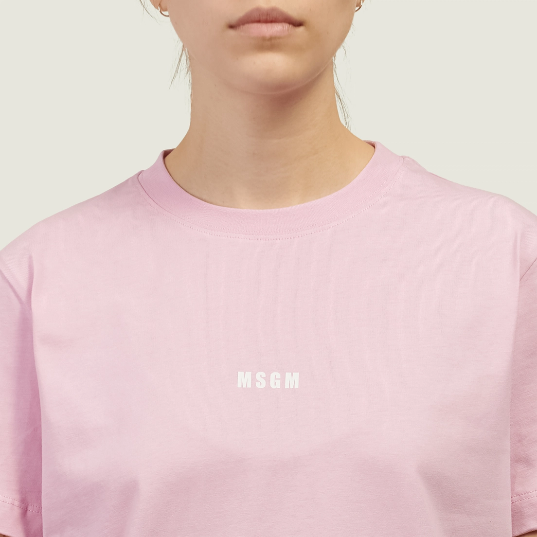 MSGM Женская футболка MSGM Micrologo