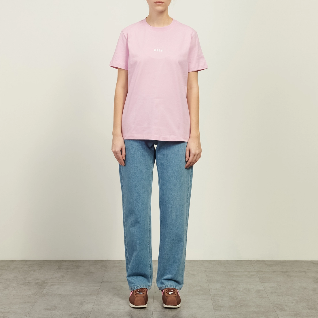 MSGM Женская футболка MSGM Micrologo