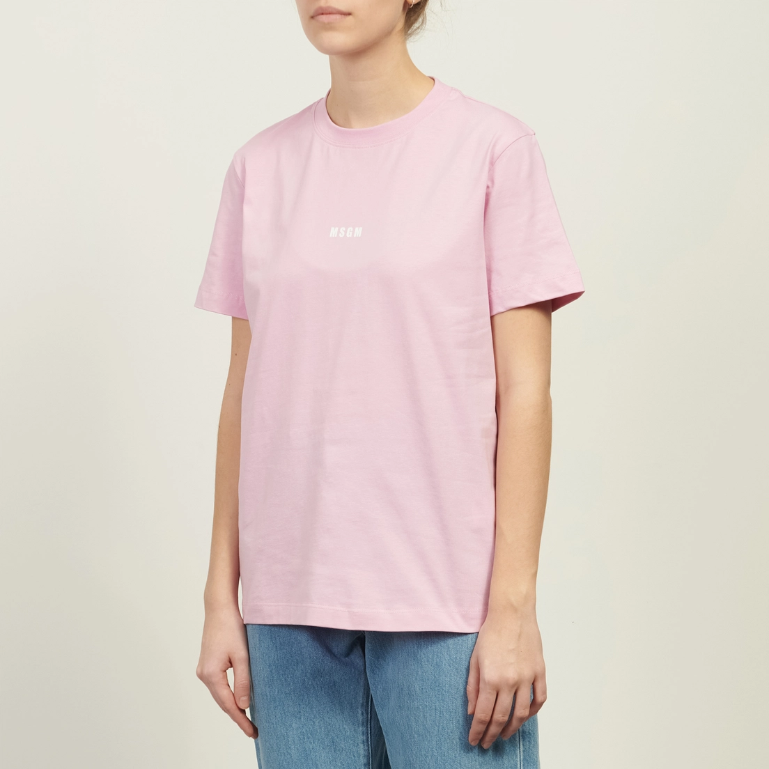 MSGM Женская футболка MSGM Micrologo