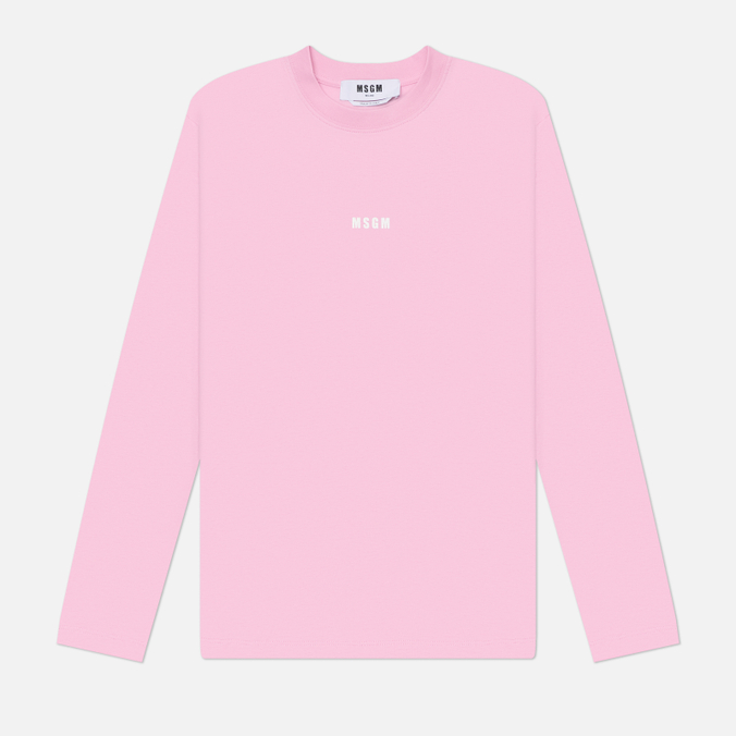 Женский лонгслив MSGM MSGM Micrologo Cotton