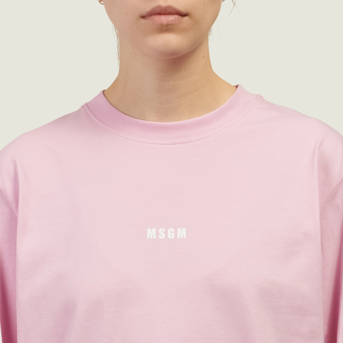 MSGM Женский лонгслив MSGM Micrologo Cotton