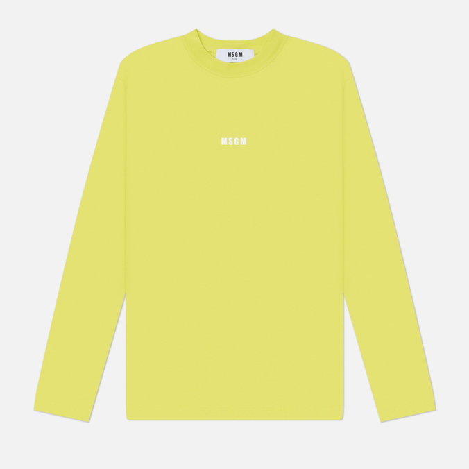 Женский лонгслив MSGM MSGM Micrologo Cotton