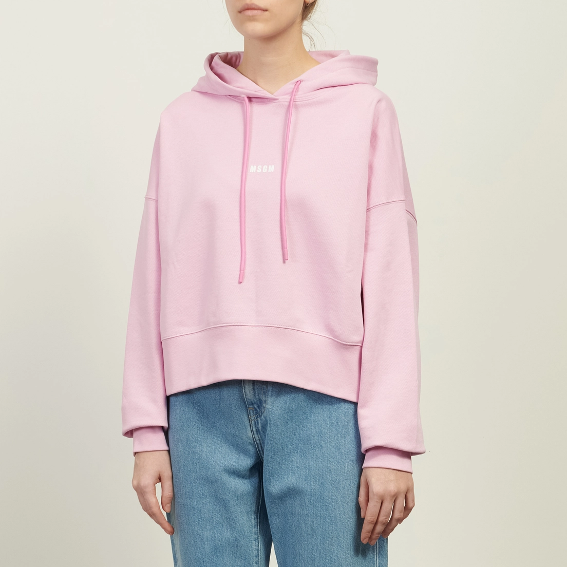 MSGM Женская толстовка Micrologo Cotton