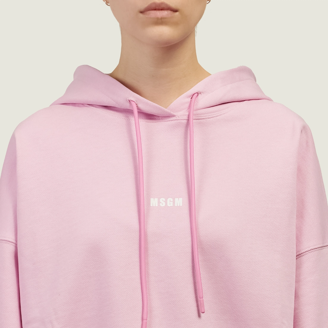 MSGM Женская толстовка Micrologo Cotton