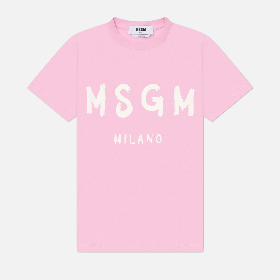 MSGM Женская футболка MSGM Brush Stroke Logo